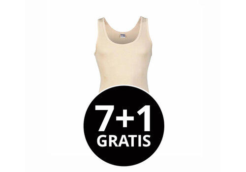 Beeren Heren Singlet M3000 Huidskleur voordeelpack