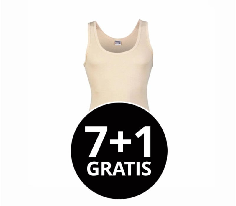 Beeren Heren Singlet M3000 Huidskleur voordeelpack