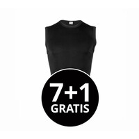 Beeren Heren Extra Lang Mouwloos Shirt Zwart voordeelpack