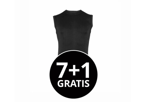 Beeren Heren Mouwloos Comfort Feeling Hemd Zwart voordeelpack