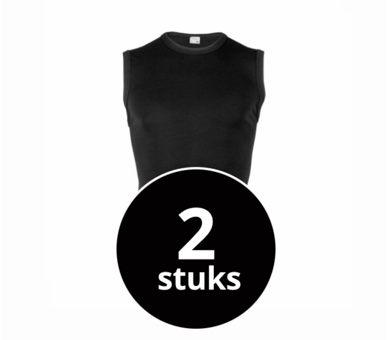 heren beeren young hemd zwart 2-Pack