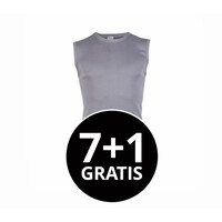 heren mouwloos shirt M3000 grijs voordeelpack