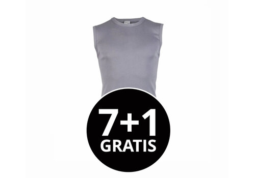 Beeren Heren Mouwloos Shirt M3000 Grijs voordeelpack