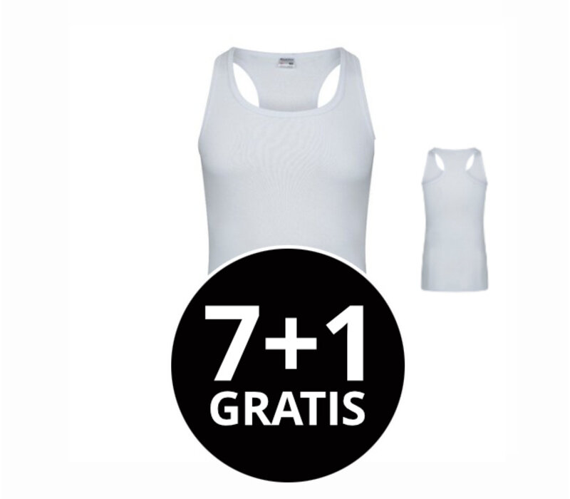 Beeren Heren Boxerhemd M3000 Wit voordeelpack