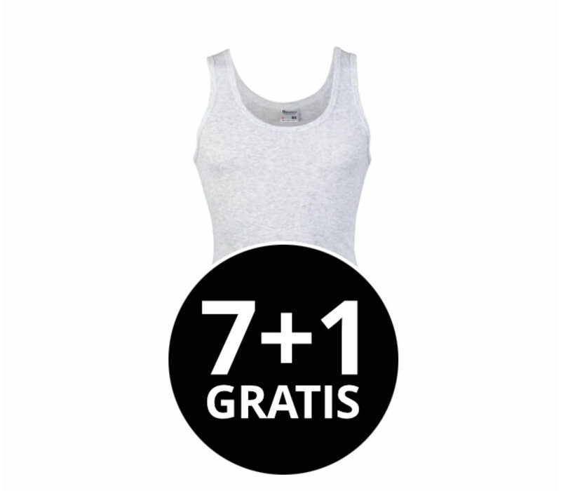 heren singlet M500 grijs voordeelpack