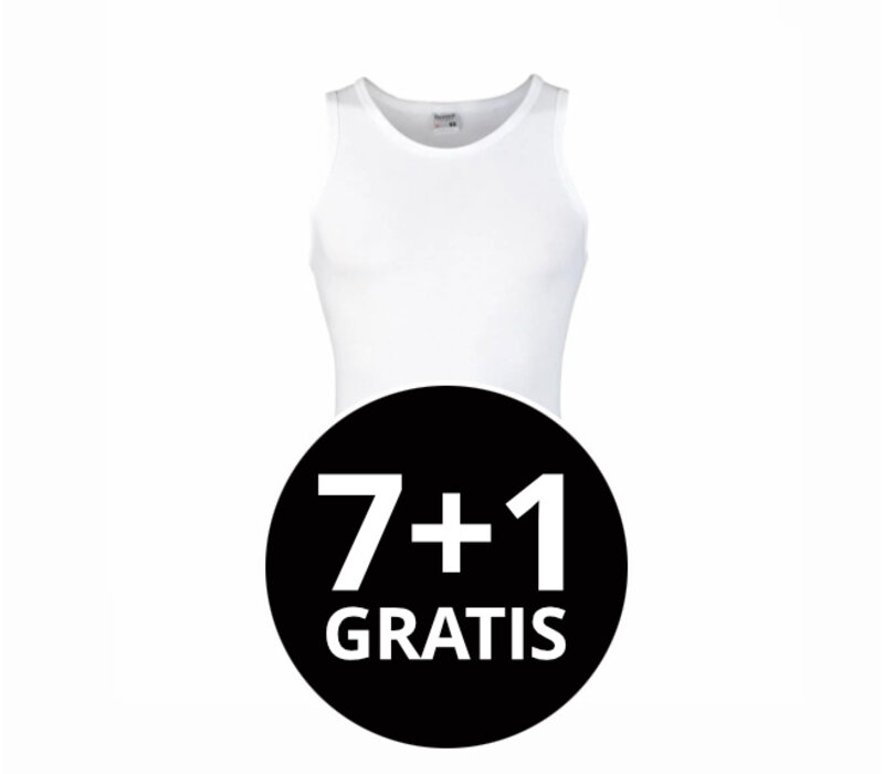 heren singlet comfort feeling wit voordeelpack