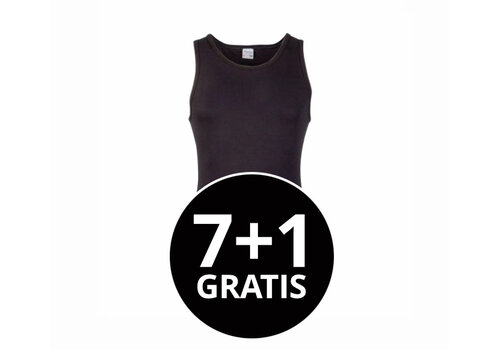 Beeren Heren Singlet Comfort Feeling Zwart voordeelpack