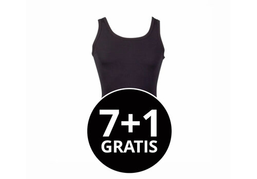 Beeren Heren Singlet Young Zwart voordeelpack