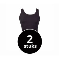 heren singlet beeren young zwart 2-Pack