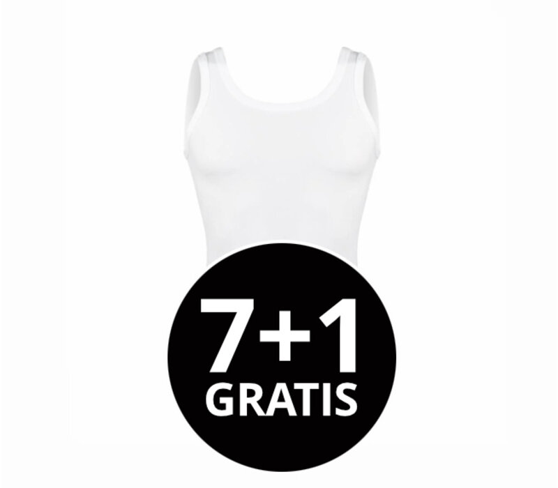 heren singlet beeren young wit voordeelpack