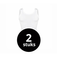 heren singlet beeren young wit 2-Pack