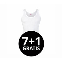 heren singlet startex wit voordeelpack