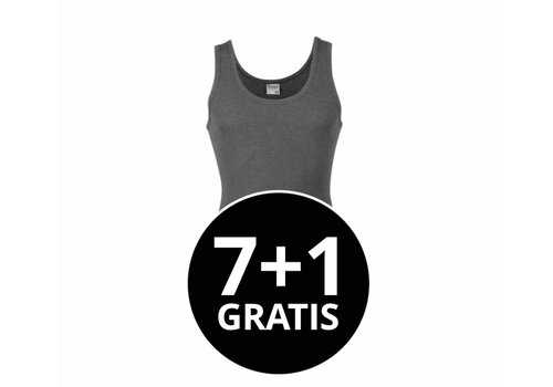 Beeren Heren Singlet M55 Zwart voordeelpack