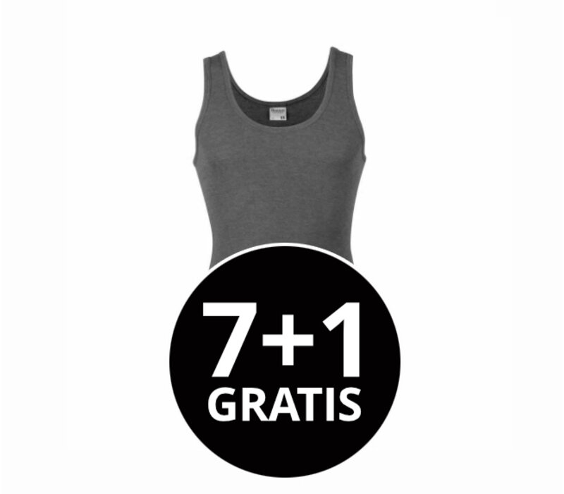 heren singlet M55 zwart voordeelpack