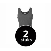 heren singlet M55 zwart 2-Pack