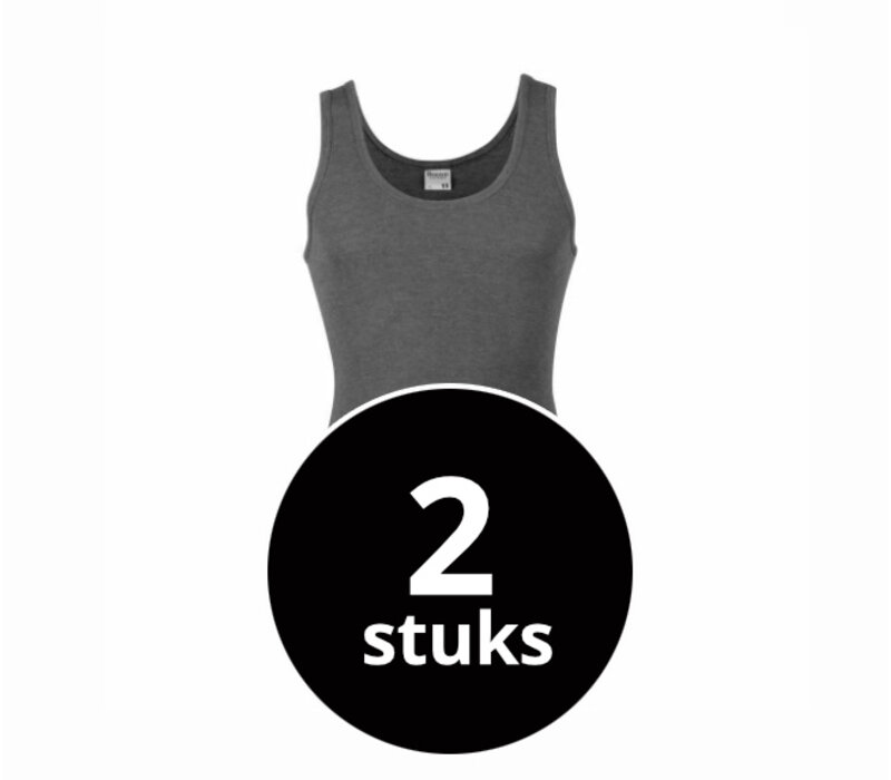 heren singlet M55 zwart 2-Pack