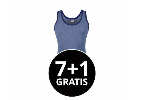 Beeren Heren Singlet Jupiter Donkerblauw voordeelpack