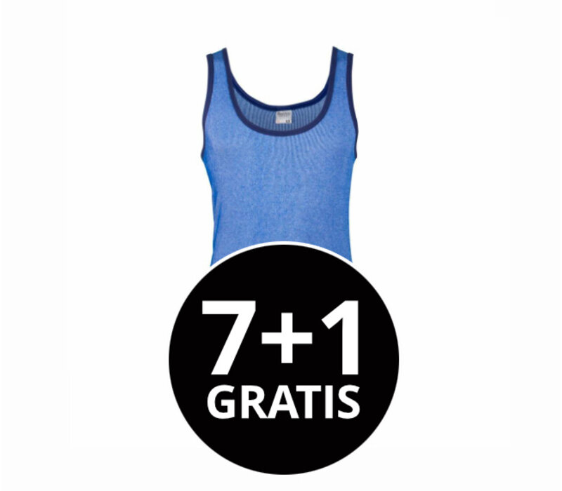 heren singlet M2000 donkerblauw voordeelpack