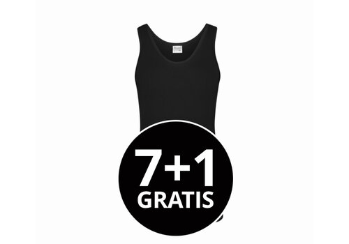 Beeren Heren Singlet Green Comfort Zwart Voordeelpack