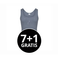 Beeren Heren Singlet M3000 Donkergrijs voordeelpack