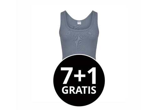 Beeren Heren Singlet M3000 Donkergrijs voordeelpack