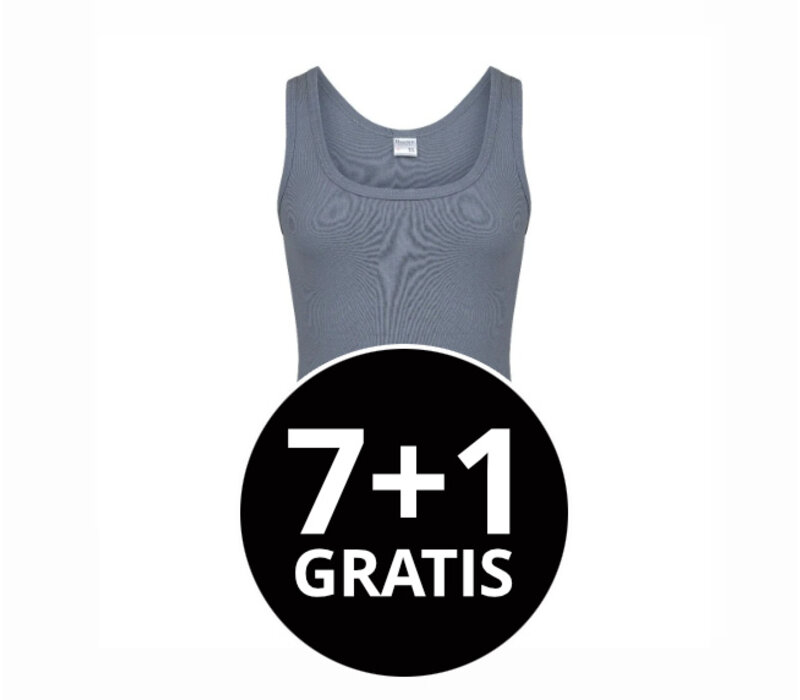 Beeren Heren Singlet M3000 Donkergrijs voordeelpack