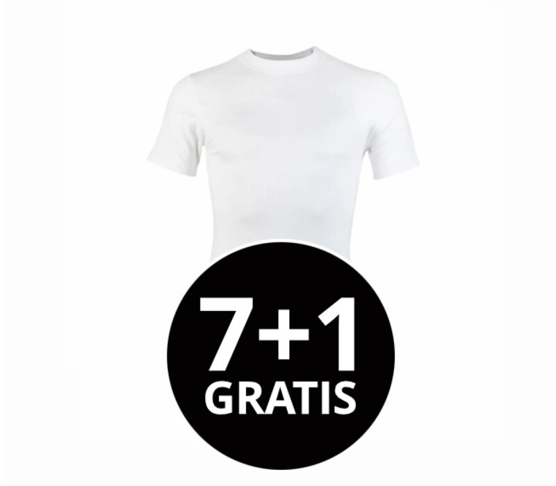 Beeren Heren Comfort Feeling T-Shirt Wit voordeelpack