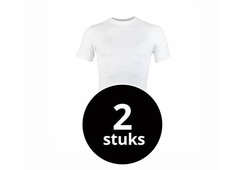 Beeren Heren Comfort Feeling T-Shirt Wit 2-Pack