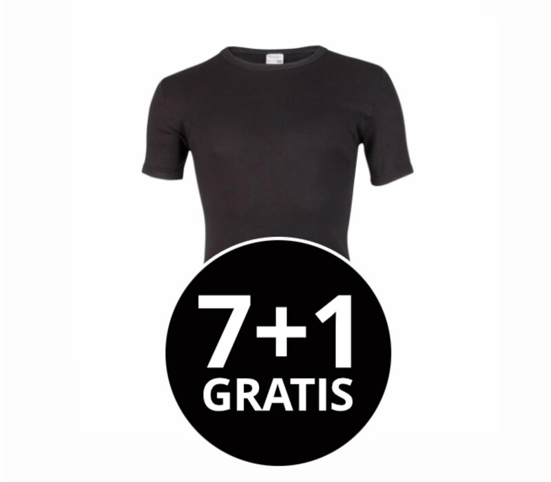 Beeren Heren T-Shirt M3000 Zwart voordeelpack