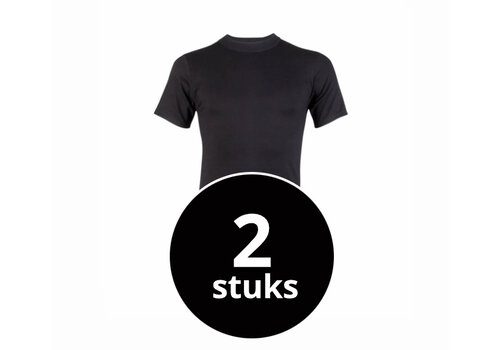Beeren Heren Comfort Feeling T-Shirt Zwart 2-Pack