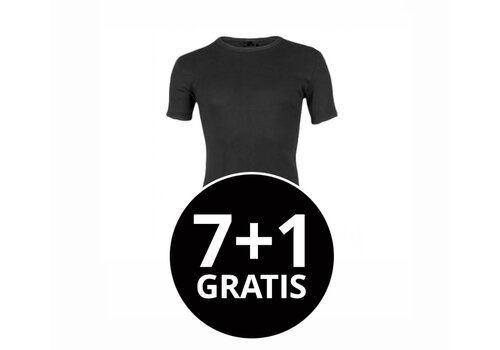 Heren Bamboo T-Shirt Zwart voordeelpack
