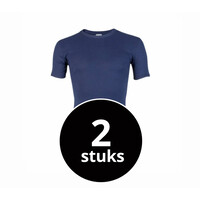 heren T-shirt M3000 donkerblauw 2-Pack