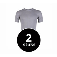 heren T-shirt M3000 grijs 2-Pack