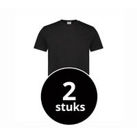 Heren T-Shirt American Classic Oversized Zwart 2-Pack