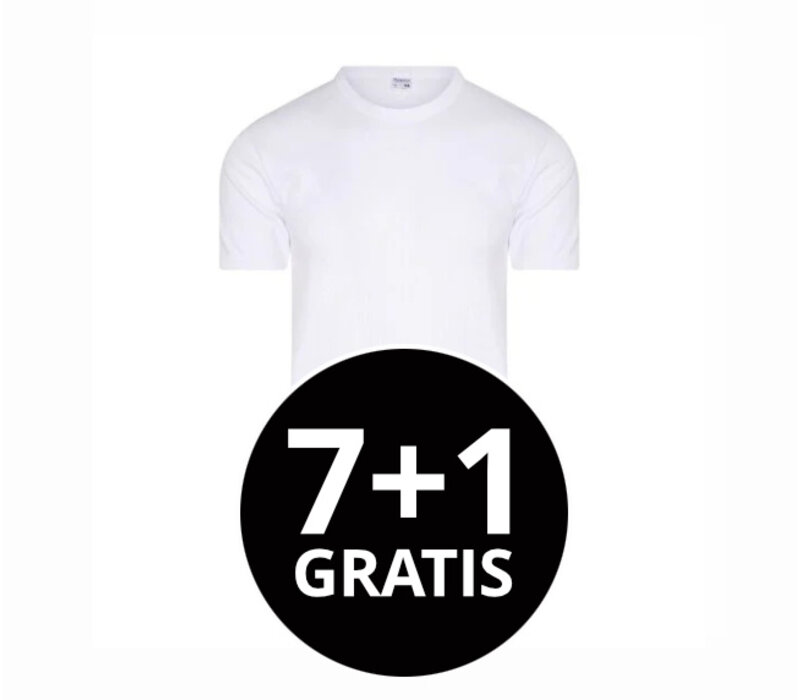 heren T-shirt M3400 wit voordeelpack