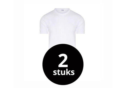 Beeren Heren T-Shirt M3400 Wit 2-Pack