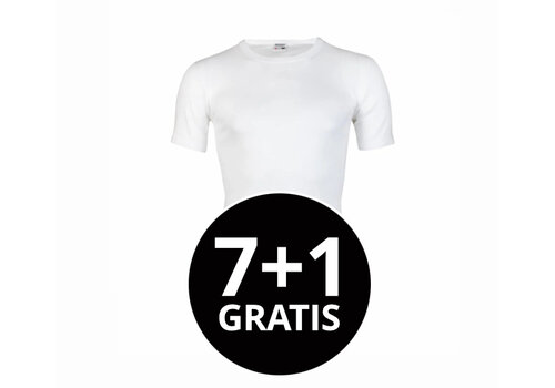 Beeren Heren T-Shirt Extra Lang M3000 Wit voordeelpack