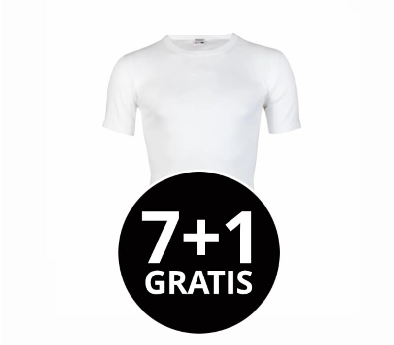 Beeren Heren T-Shirt Extra Lang M3000 Wit voordeelpack