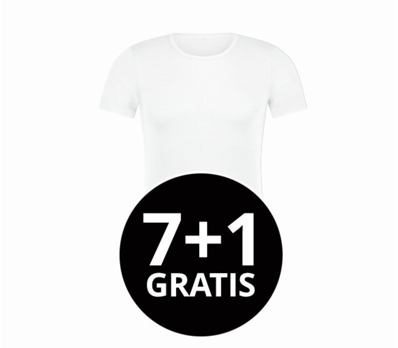 Beeren Heren T-Shirt Extra Lang Green Comfort Wit voordeelpack