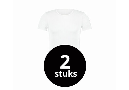 Beeren Heren T-Shirt Extra Lang Green Comfort Wit 2-Pack