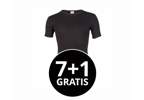 Beeren Heren T-Shirt Extra Lang M3000 Zwart voordeelpack