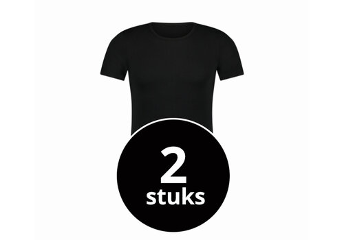 Beeren Heren T-Shirt Extra Lang Green Comfort Zwart 2-Pack