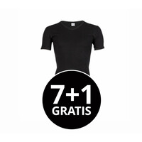 Beeren Heren V-Hals T-Shirt Extra Lang M3000 Zwart voordeelpack