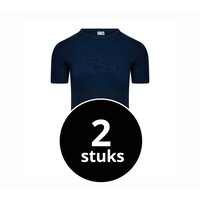 Beeren Heren T-Shirt Extra Lang M3000 Marine 2-Pack