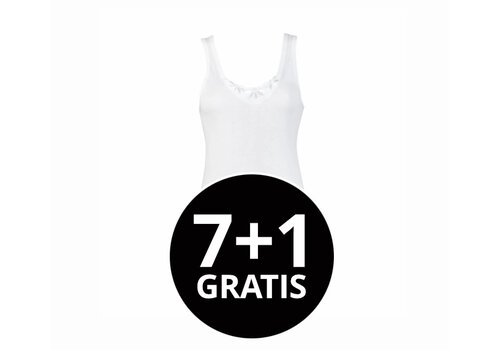 Beeren Dames Hemd Angela Wit voordeelpack