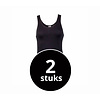 Beeren Dames Comfort Feeling Hemd Zwart 2-Pack