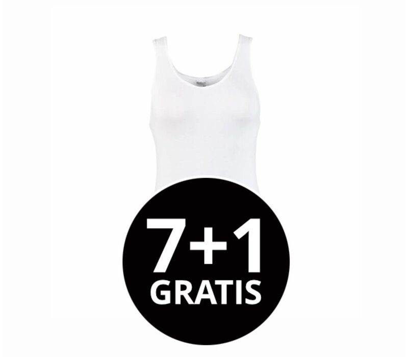 dames comfort feeling hemd wit voordeelpack