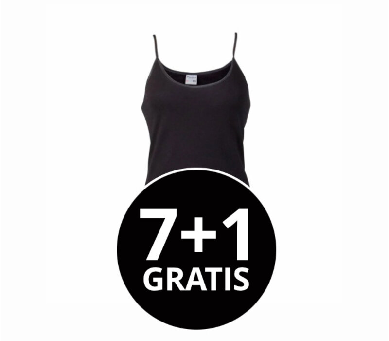 dames hemd brigitte zwart voordeelpack