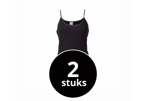 Beeren Dames Hemd Brigitte Zwart 2-Pack