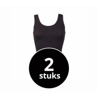 dames hemd beeren young  zwart 2-Pack